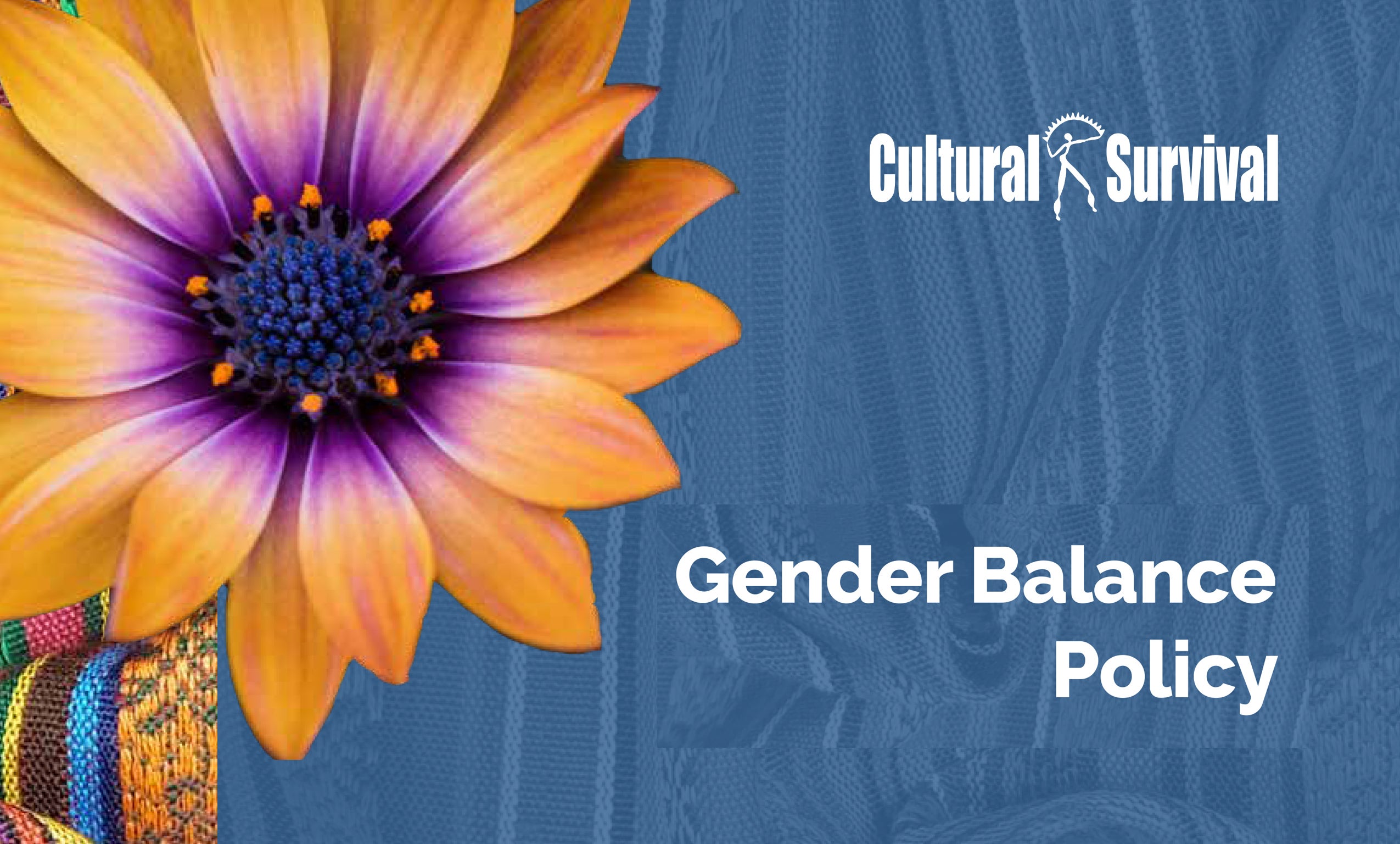 Cultural Survival Releases Gender Balance Policy Cultural Survival